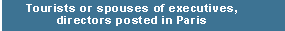 Tourist or spouse of executives