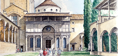 The Pazzi Chapel, Florence