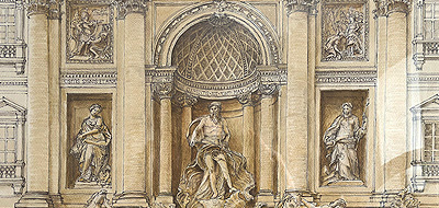 Trevi fountain