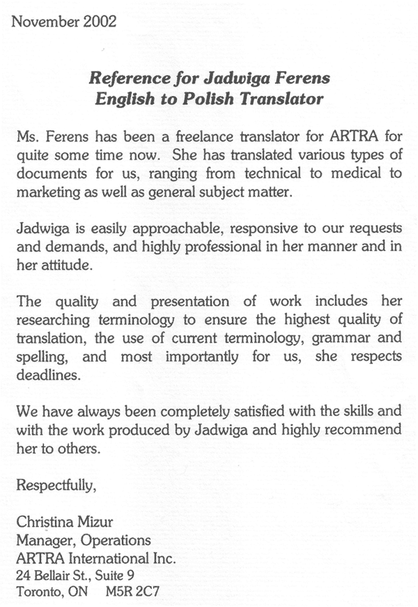 Testimonials - text